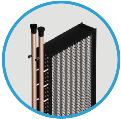 High-Capacity Coil Heat Exchanger